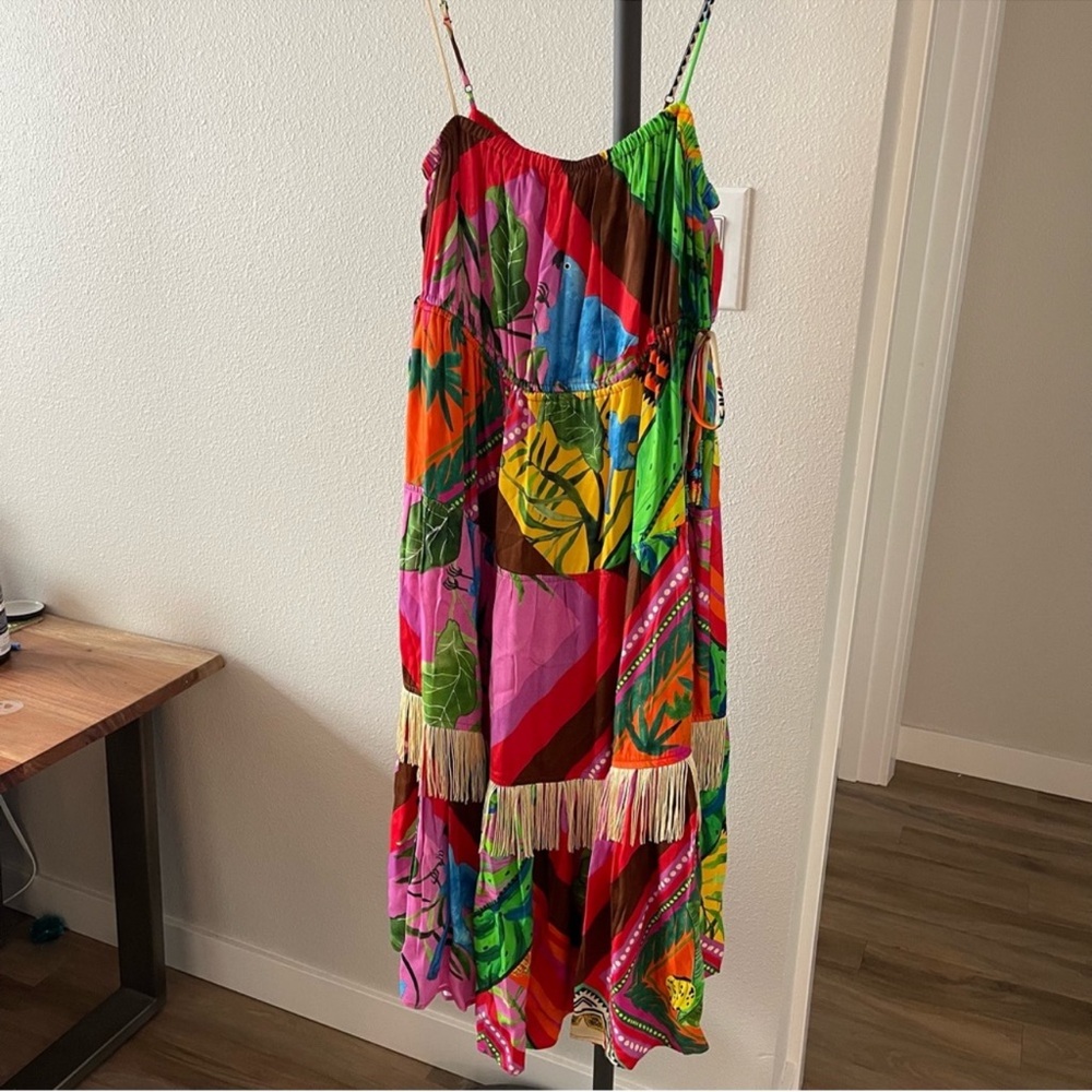 FARM RIO x Anthropologie Palila Fringe Tassel
Midi Dress NWT - Picture 2 of 10